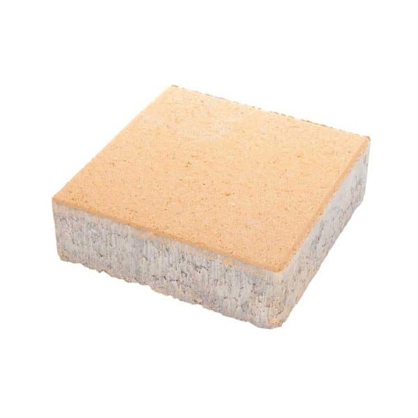 London Classic kocka 20x20x6 cm sárga