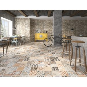 Geotiles Vintage Mix dekor padlólap referencia fotó