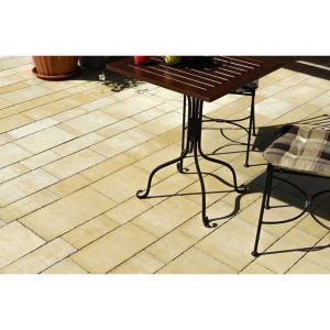 Abeton Matrix térkő sárga-fehér referencia fotó