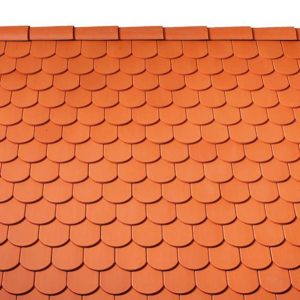 Tondach Hódfarkú ívesvágású téglavörös tetőcserép referencia fotó