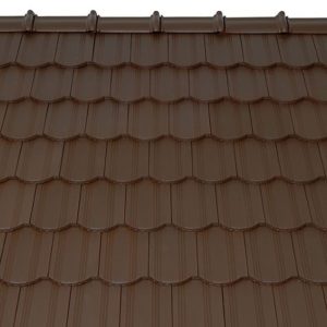 Tondach Kékes Plus sötétbarna tetőcserép referencia fotó